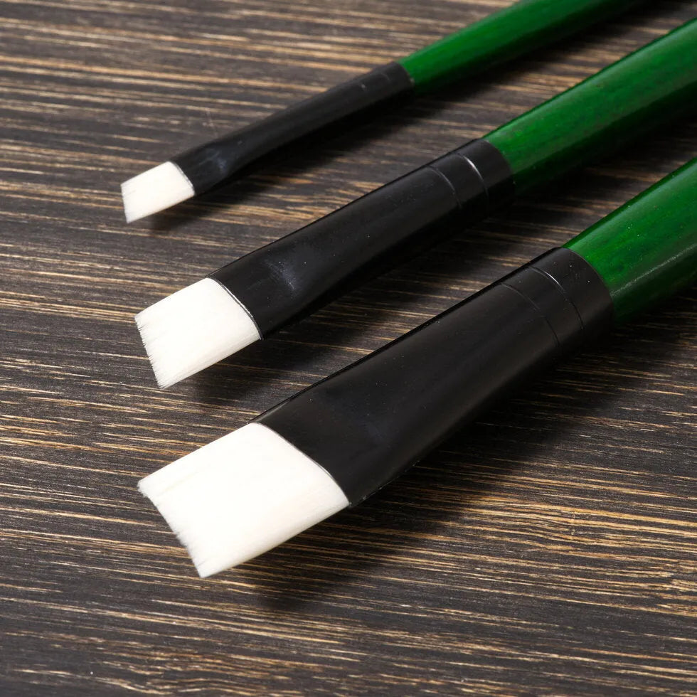 Tri-Art Artist Brushes - Long Handle Soft Synthetic - Angle - Art Noise Tri-Art Artist Brushes - Long Handle Soft Synthetic - Angle tri-artmfg  art-noise.myshopify.com tri-art-artist-brushes-long-handle-soft-synthetic-angle