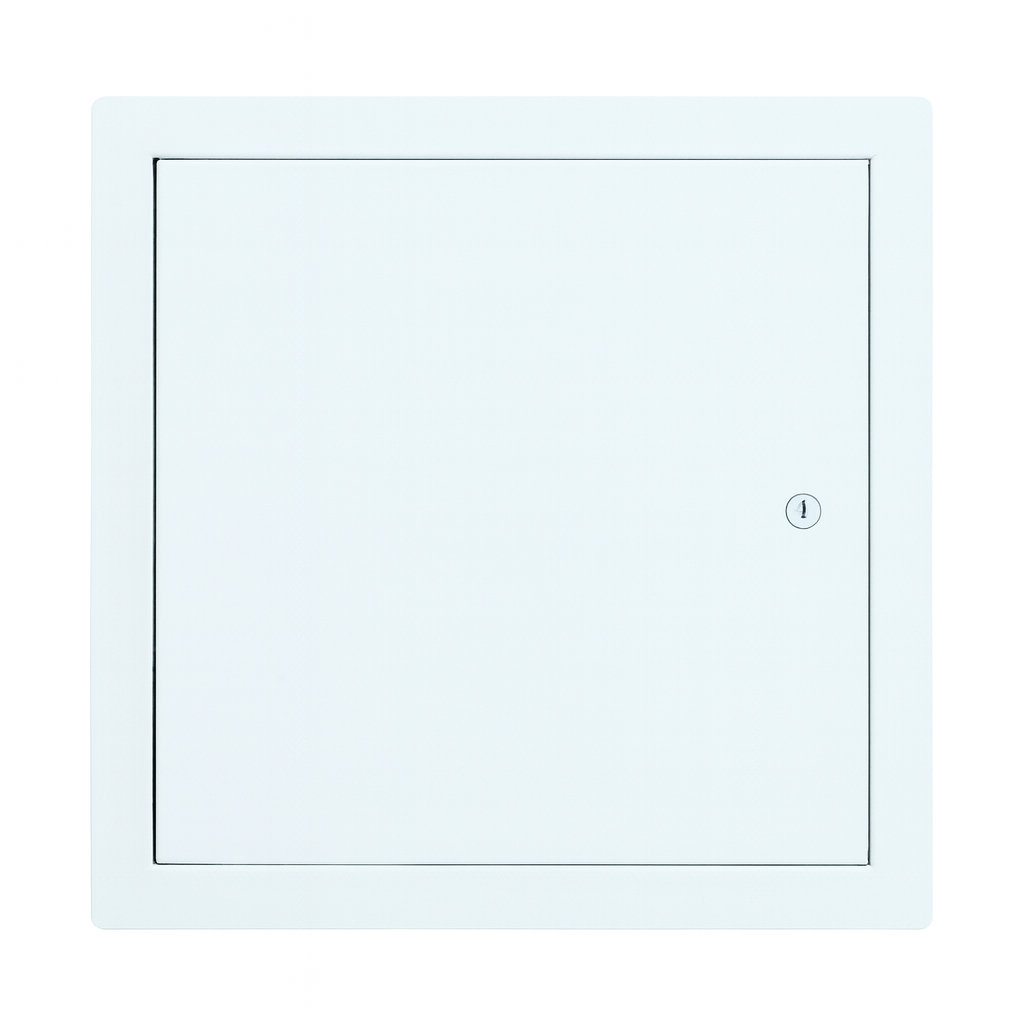 Byson Metal Access Panels, White - Screwdriver Cam Latch