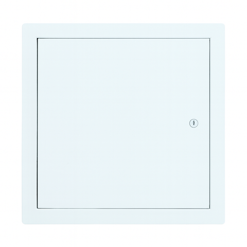 Byson Metal Access Panels, White - Screwdriver Cam Latch