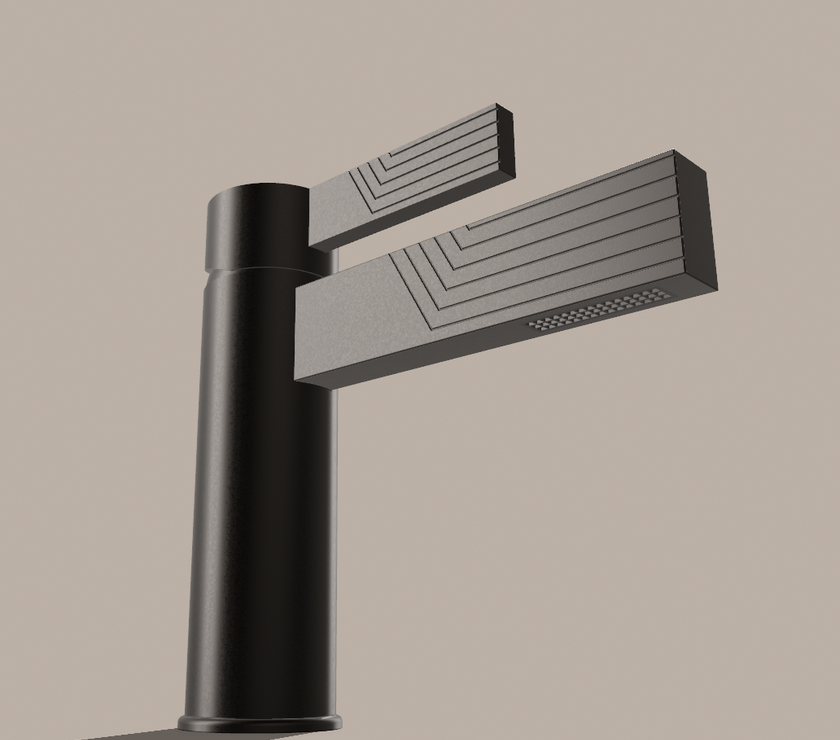 Monolith Brass Bathroom Faucet – Matte Black, Chrome & Brushed Nickel