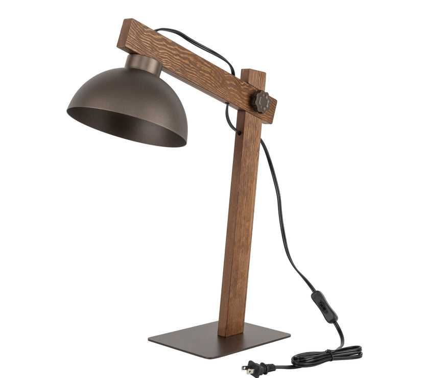 OSLO Brown Scandinavian Night Lamp