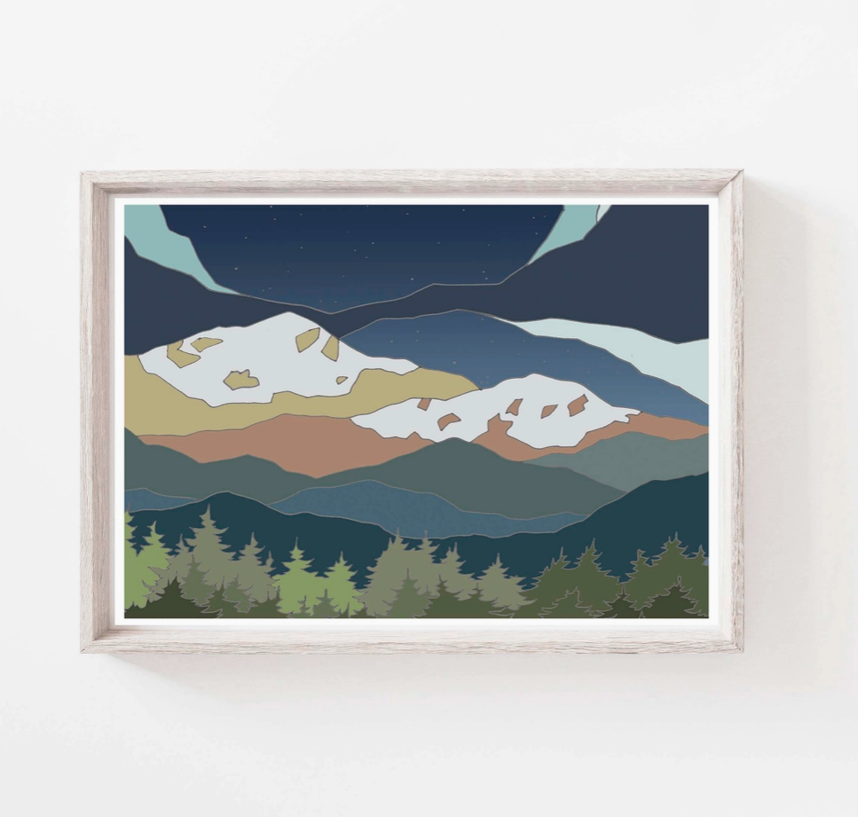 Curate Paper Co. Mountain Glow | 5 x 7