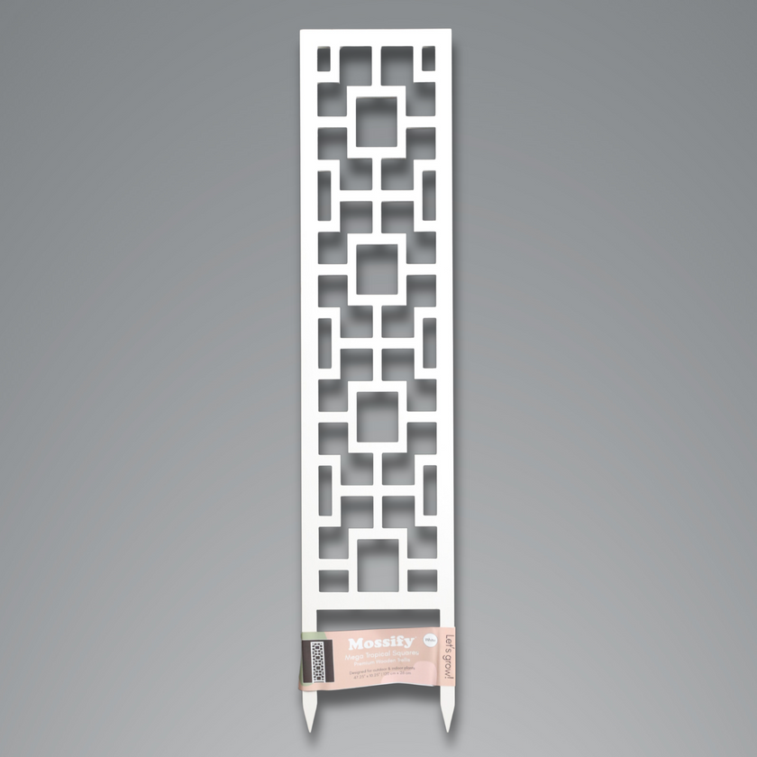 Tropical Squares Wooden Trellis