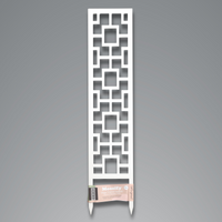 Tropical Squares Wooden Trellis