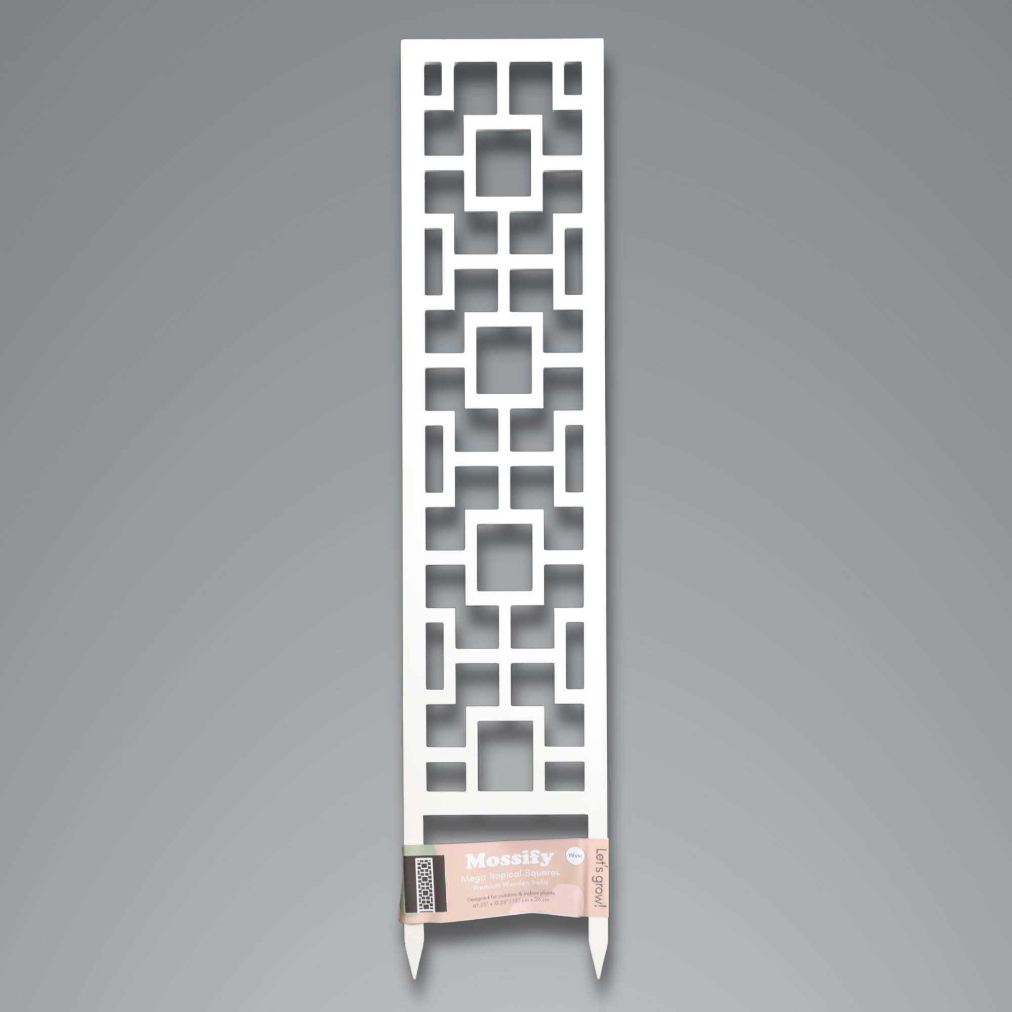 Tropical Squares Wooden Trellis