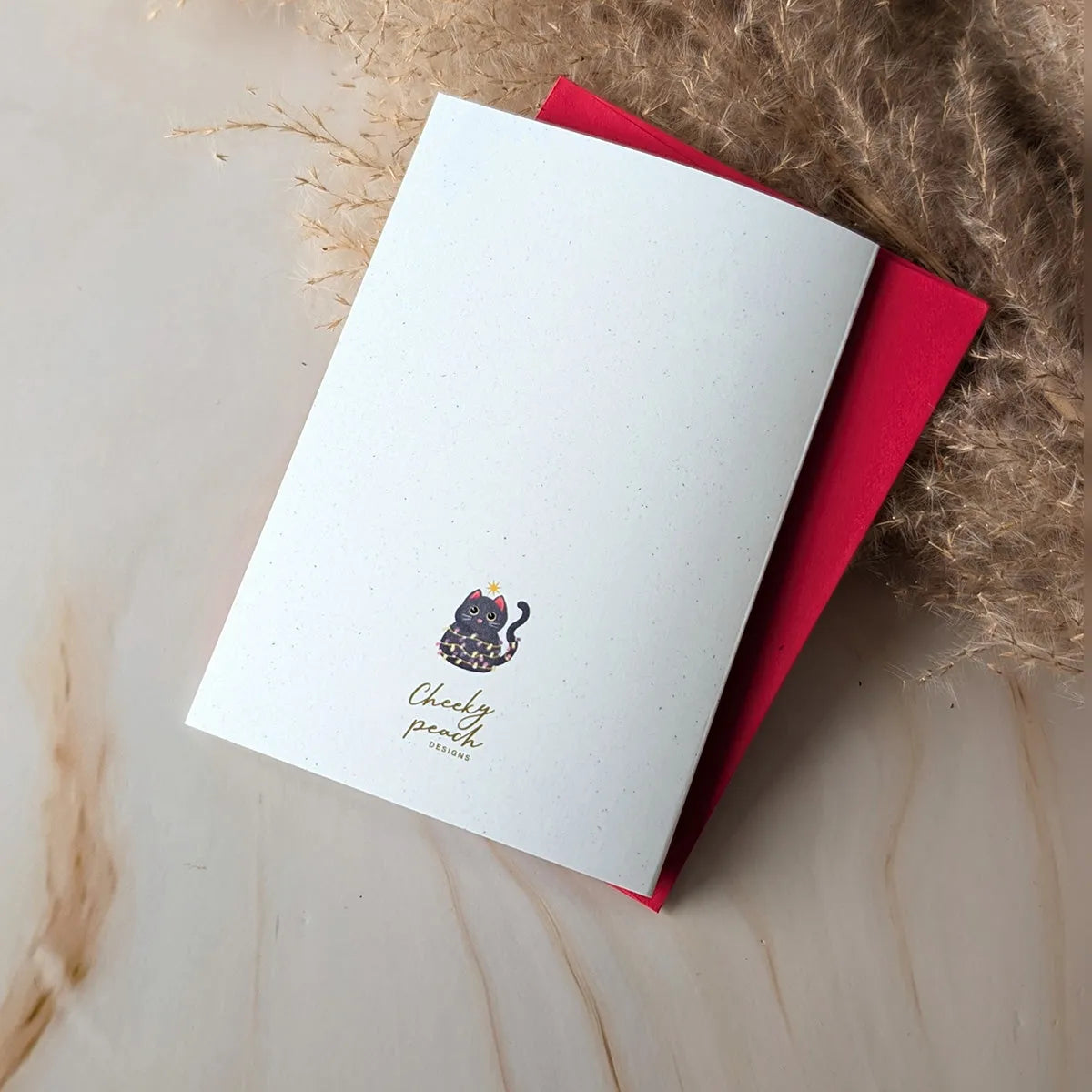  The Meowst Wonderful Time of the Year Mini Holiday Cat Card Cheeky Peach Designs Cards art-noise.myshopify.com the-meowst-wonderful-time-of-the-year-mini-holiday-cat-card