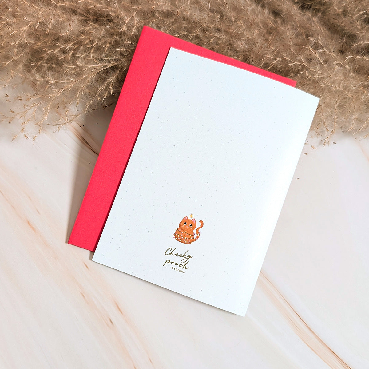 The Meowst Wonderful Time of the Year Mini Holiday Cat Card