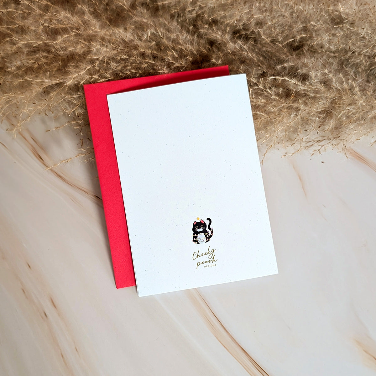 The Meowst Wonderful Time of the Year Mini Holiday Cat Card