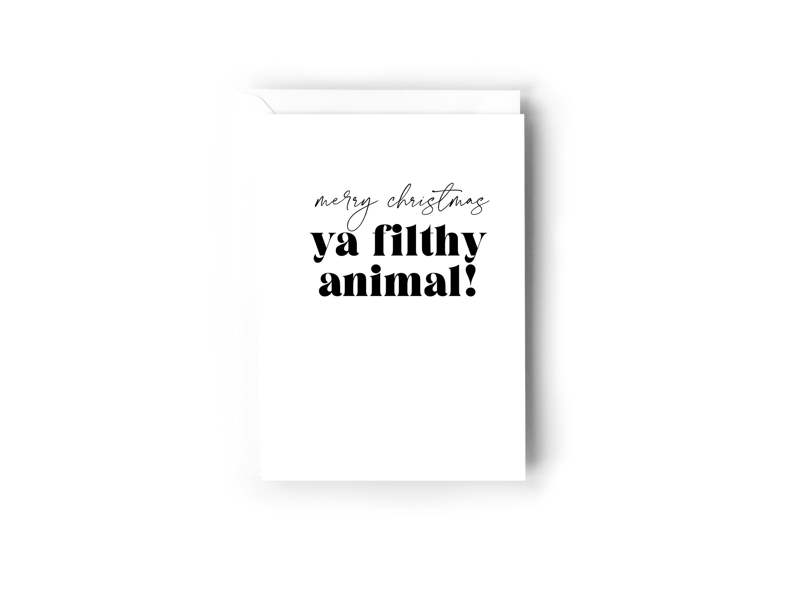 Merry Christmas Ya Filthy Animal Creativien product_type art-noise.myshopify.com merry-christmas-ya-filthy-animal
