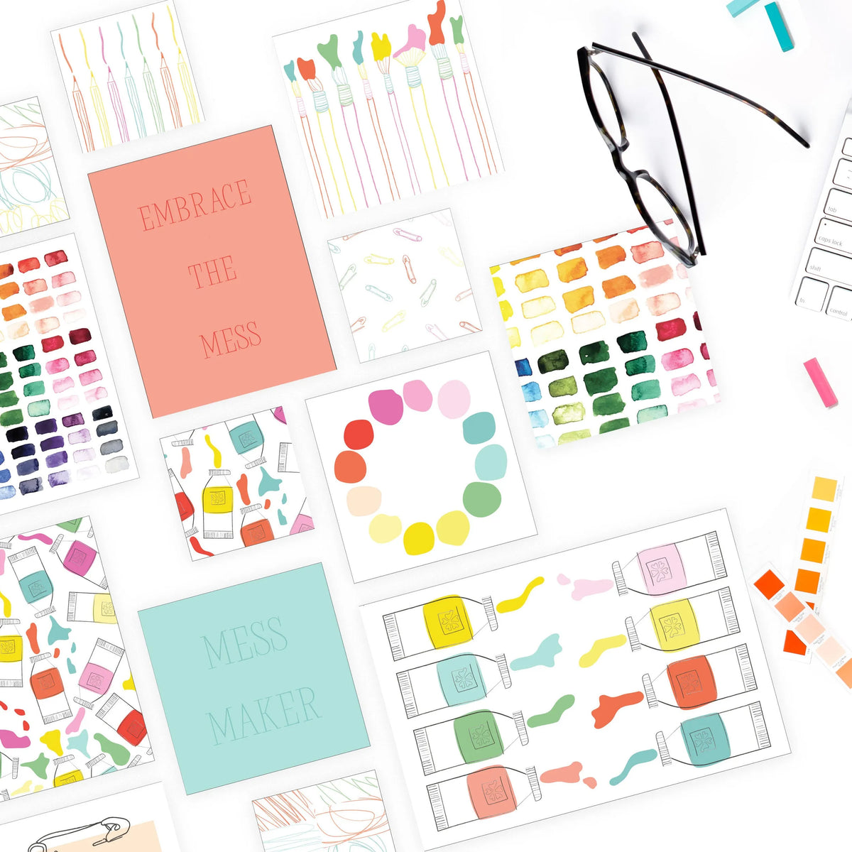 The Paper Curator - Mess Maker Scrapbook Kit | Art Noise
