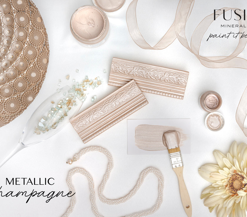 Fusion Mineral Paint Metallic Champagne