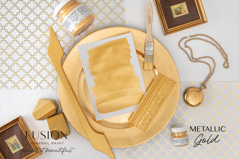 Fusion Mineral Paint Metallic Gold Homestead House Furniture Paint art-noise.myshopify.com fusion-mineral-paint-metallic-gold