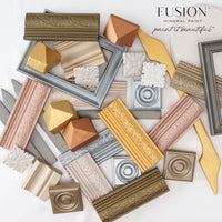 Fusion Mineral Paint Metallic Brushed Steel