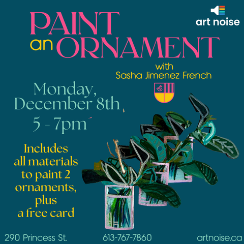 Birdgirl Arts Ornament Painting Workshop with Sasha French