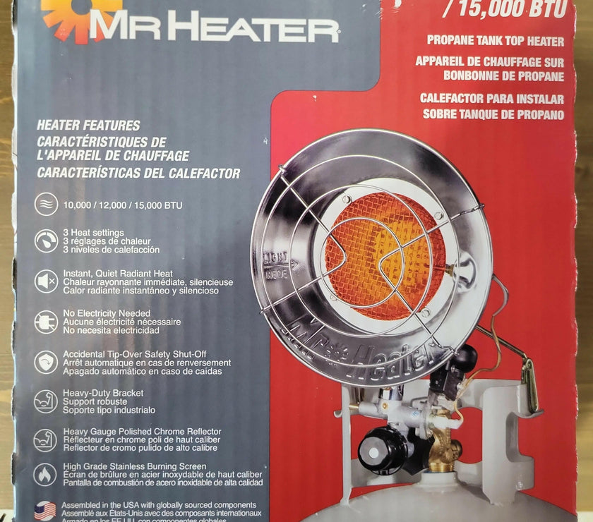 Mr. Heater 10,000-15,000 BTU Single Tank Top Heater