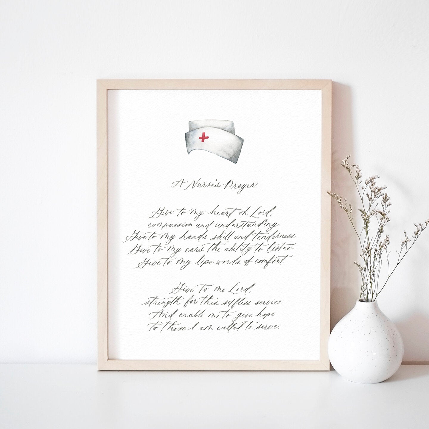 Nurse's Prayer Emma Allen Design Studio Print art-noise.myshopify.com nurses-prayer