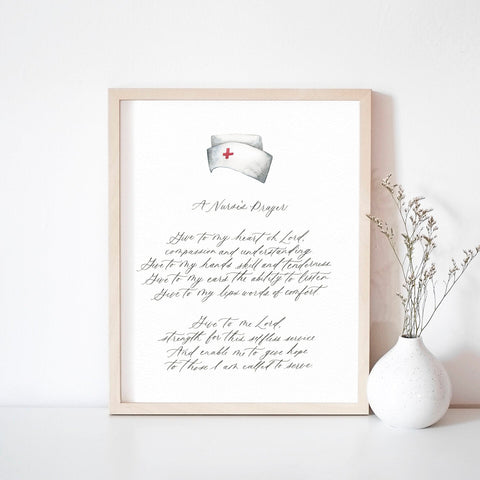 Nurse's Prayer Emma Allen Design Studio Print art-noise.myshopify.com nurses-prayer