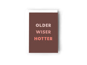 Older Wiser Hotter Card Creativien product_type art-noise.myshopify.com older-wiser-hotter-card