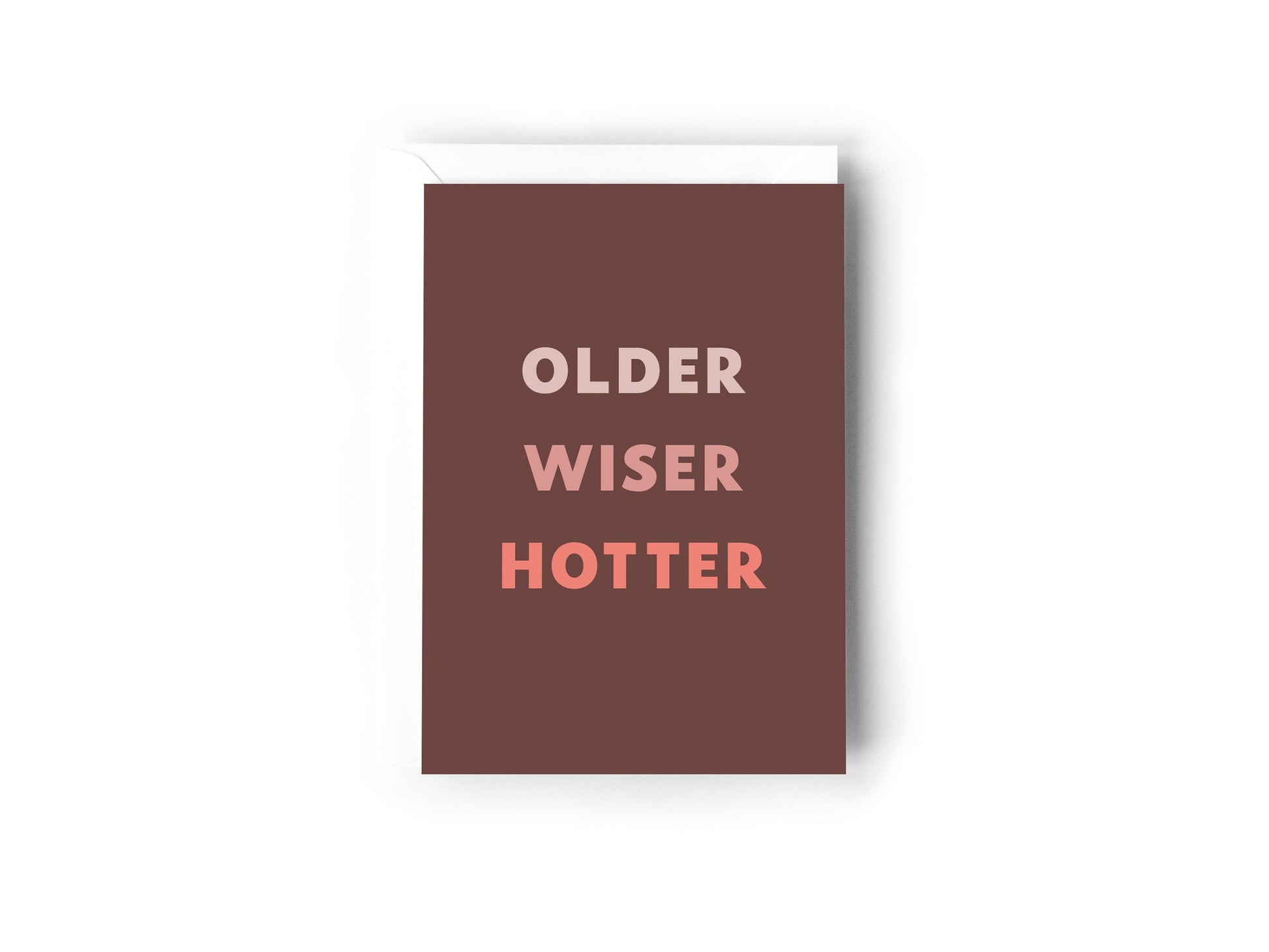 Older Wiser Hotter Card Creativien product_type art-noise.myshopify.com older-wiser-hotter-card