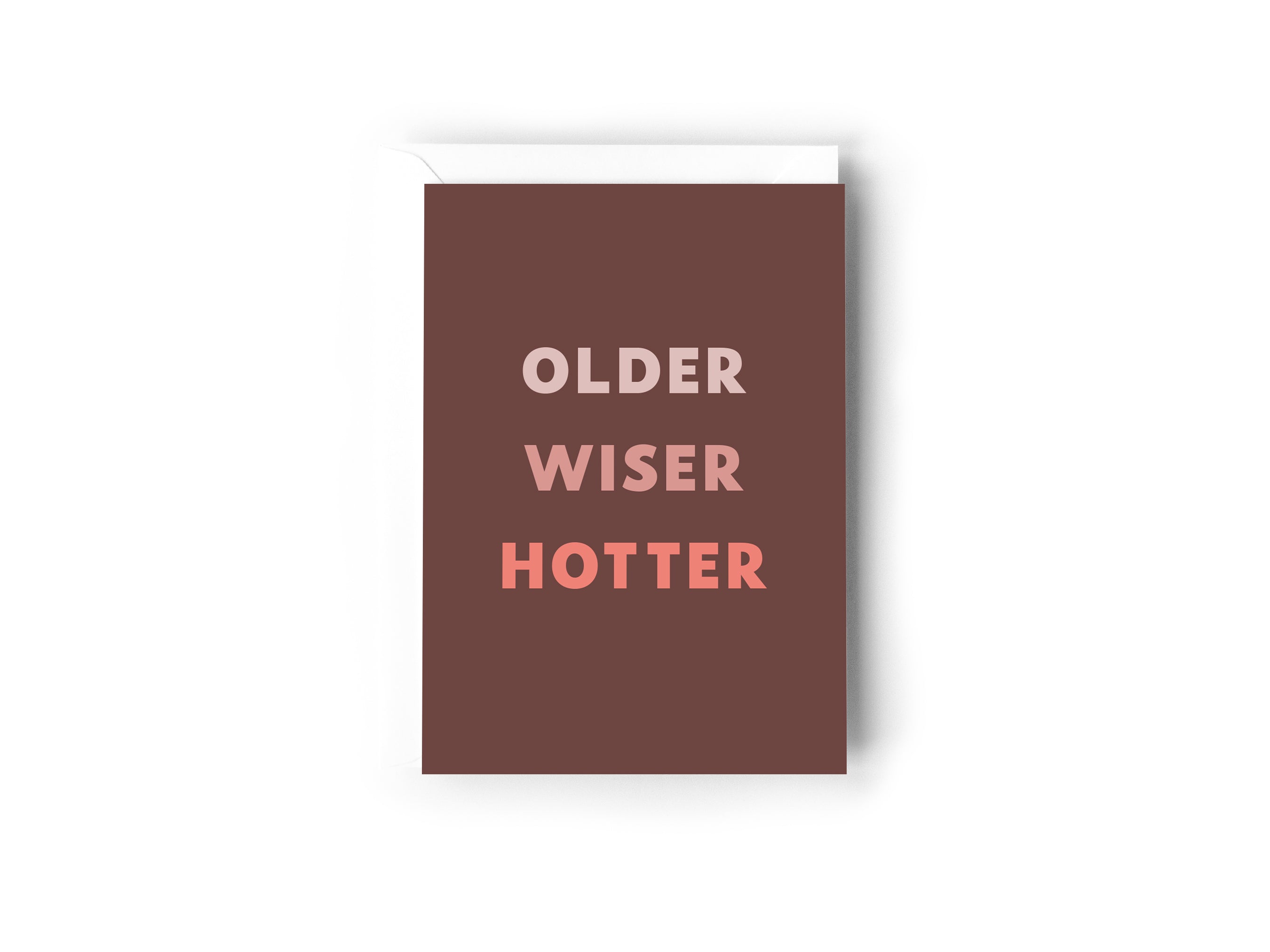 Older Wiser Hotter Card Creativien product_type art-noise.myshopify.com older-wiser-hotter-card