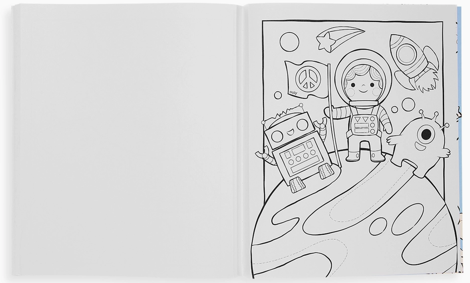 OOLY Color-in&#39; Book: Outer Space Explorers