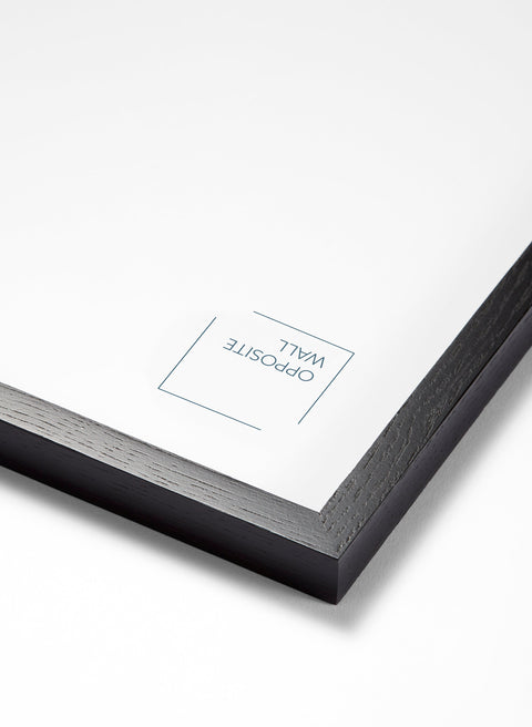 Black Oak Frame, 28x39 in | 70x100 cm Opposite Wall Frame art-noise.myshopify.com black-oak-frame-28x39-in-70x100-cm