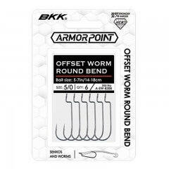 BKK Offset Worm Round Bend Hooks
