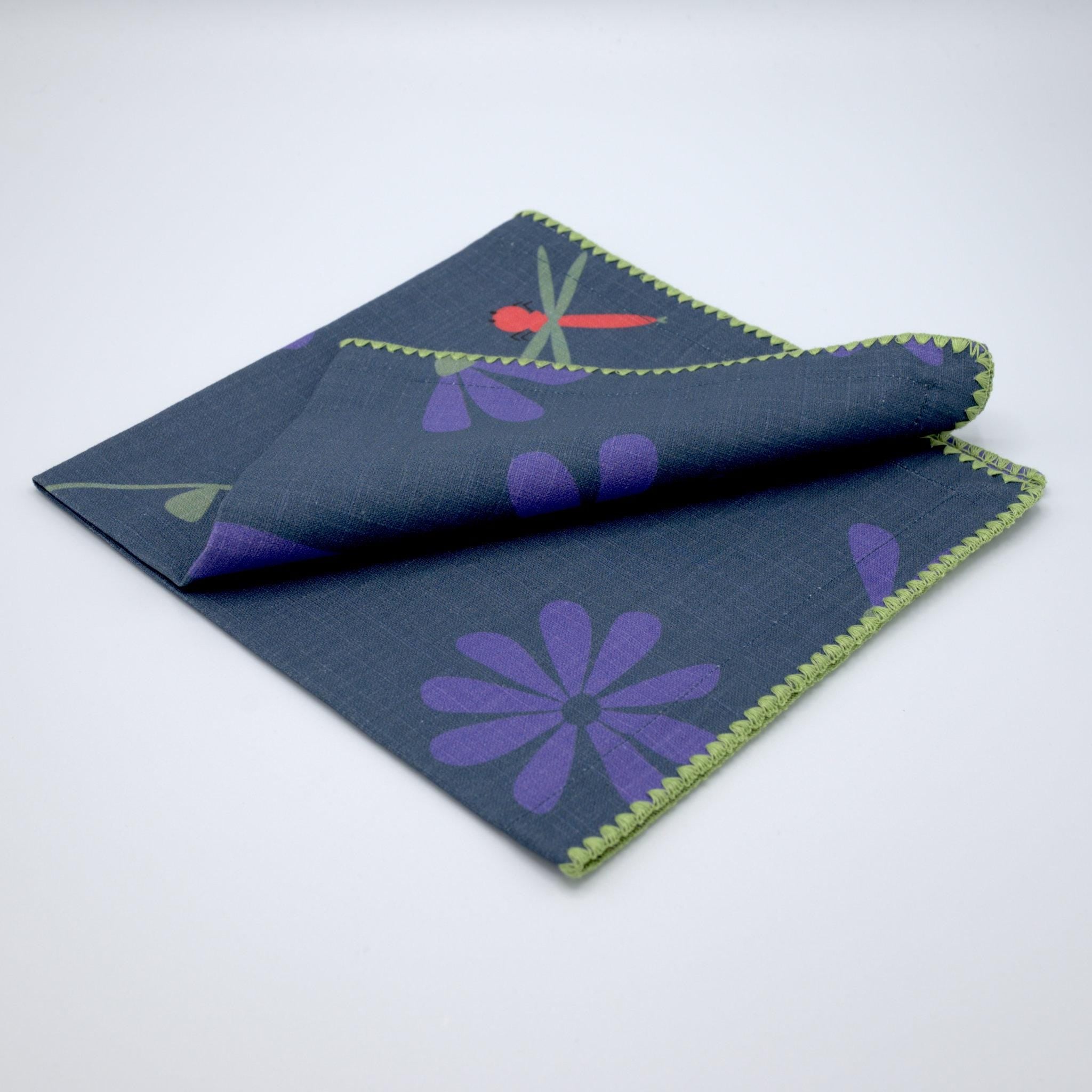 Shy Dragonfly-Premium Cotton Dinner Napkins