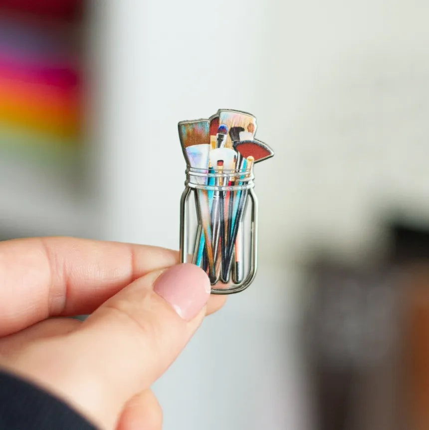 The Gray Muse Paint Brushes in Clear Jar Enamel Pin - Art Noise The Gray Muse Paint Brushes in Clear Jar Enamel Pin The Gray Muse Enamel Pin art-noise.myshopify.com the-gray-muse-paint-brushes-in-clear-jar-enamel-pin The Gray Muse Paint Brushes in Clear Jar Enamel Pin The Gray Muse Enamel Pin art-noise.myshopify.com the-gray-muse-paint-brushes-in-clear-jar-enamel-pin