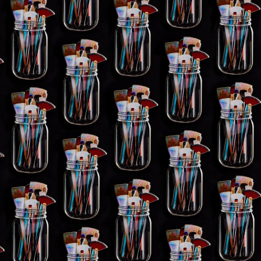 The Gray Muse Paint Brushes in Clear Jar Enamel Pin - Art Noise The Gray Muse Paint Brushes in Clear Jar Enamel Pin The Gray Muse Enamel Pin art-noise.myshopify.com the-gray-muse-paint-brushes-in-clear-jar-enamel-pin The Gray Muse Paint Brushes in Clear Jar Enamel Pin The Gray Muse Enamel Pin art-noise.myshopify.com the-gray-muse-paint-brushes-in-clear-jar-enamel-pin