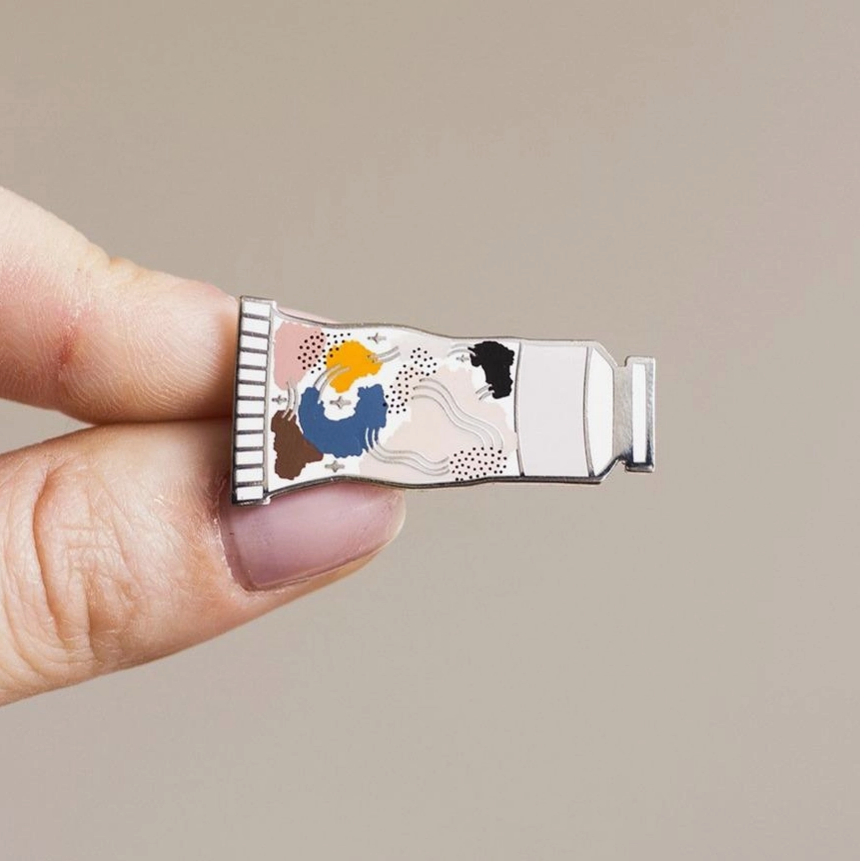 The Gray Muse Paint Tube Enamel Pin - Art Noise The Gray Muse Paint Tube Enamel Pin The Gray Muse Enamel Pin art-noise.myshopify.com the-gray-muse-paint-tube-enamel-pin