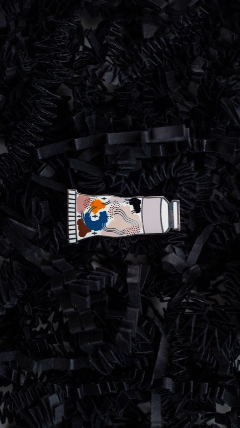 The Gray Muse Paint Tube Enamel Pin - Art Noise The Gray Muse Paint Tube Enamel Pin The Gray Muse Enamel Pin art-noise.myshopify.com the-gray-muse-paint-tube-enamel-pin