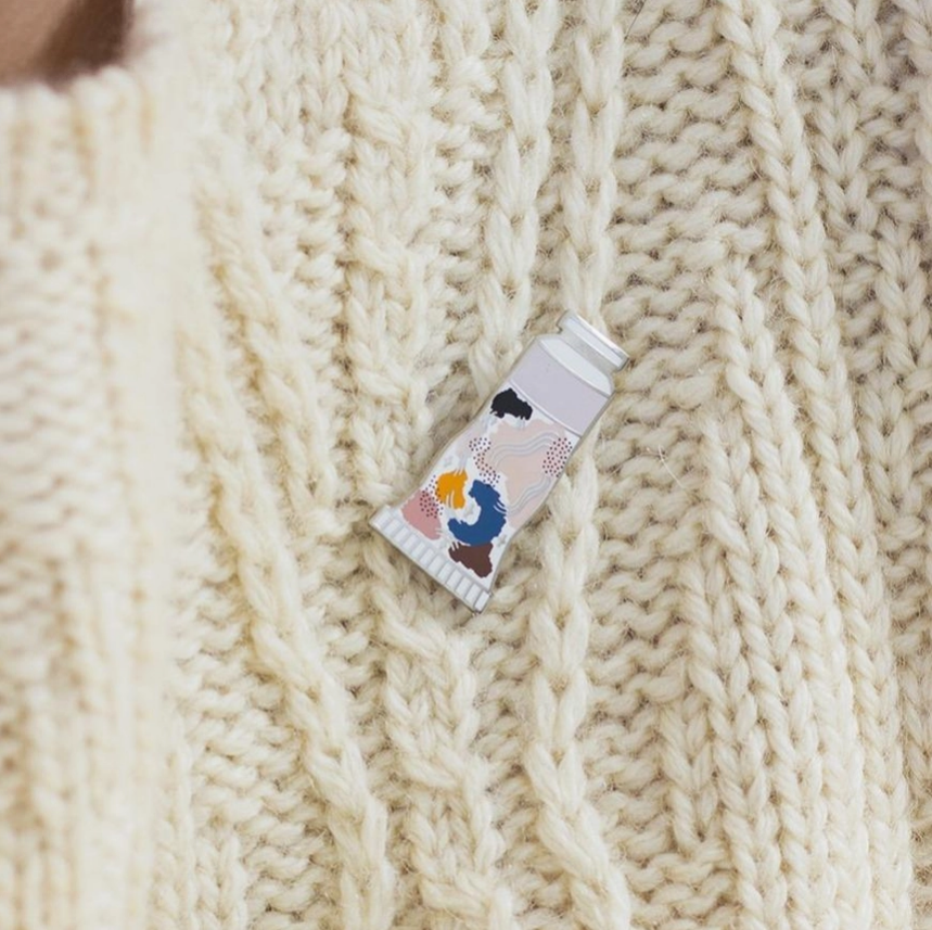 The Gray Muse Paint Tube Enamel Pin - Art Noise The Gray Muse Paint Tube Enamel Pin The Gray Muse Enamel Pin art-noise.myshopify.com the-gray-muse-paint-tube-enamel-pin
