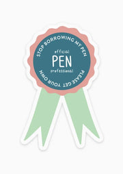 The Paper + Craft Pantry Official Pen Professional Vinyl Badge Sticker - Art Noise The Paper + Craft Pantry Official Pen Professional Vinyl Badge Sticker The Paper + Craft Pantry Stickers art-noise.myshopify.com the-paper-craft-pantry-official-pen-professional-vinyl-badge-sticker