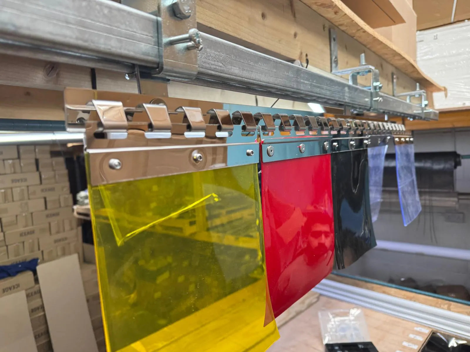 Byson Sliding PVC Strip Curtain Kit - 3ft W x 7ft H Byson product_type art-noise.myshopify.com byson-sliding-pvc-strip-curtain-kit-3ft-w-x-7ft-h Byson Sliding PVC Strip Curtain Kit - 3ft W x 7ft H Byson  art-noise.myshopify.com byson-sliding-pvc-strip-curtain-kit-3ft-w-x-7ft-h