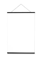 Black Oak Poster Hanger, 24 in | 61 cm Opposite Wall Frame art-noise.myshopify.com black-oak-poster-hanger-24-in-61-cm