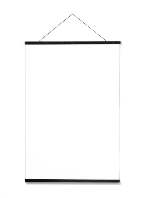 Black Oak Poster Hanger, 24 in | 61 cm Opposite Wall Frame art-noise.myshopify.com black-oak-poster-hanger-24-in-61-cm