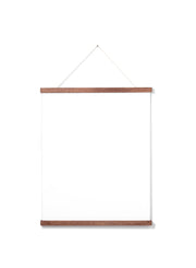 Dark Oak Poster Hanger, 16 in | 41 cm Opposite Wall Frame art-noise.myshopify.com dark-oak-poster-hanger-16-in-41-cm