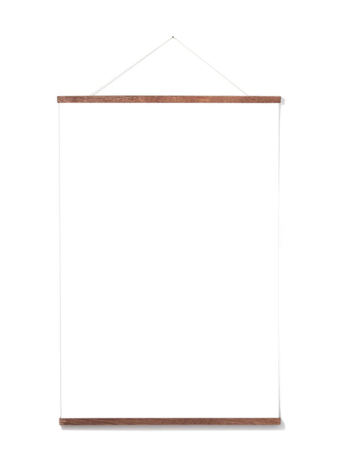 Dark Oak Poster Hanger, 24 in | 61 cm Opposite Wall Frame art-noise.myshopify.com dark-oak-poster-hanger-24-in-61-cm