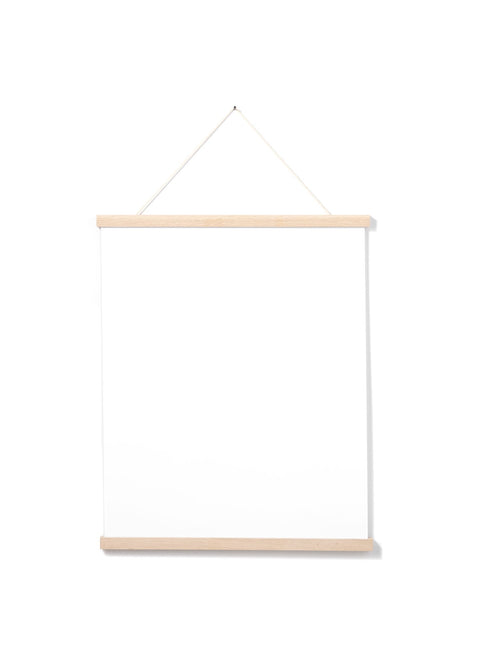 Solid Oak Poster Hanger, 16 in | 41 cm