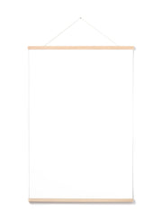 Solid Oak Poster Hanger, 24 in | 61 cm