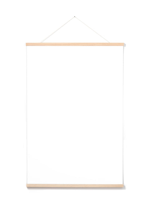 Solid Oak Poster Hanger, 24 in | 61 cm Opposite Wall Frame art-noise.myshopify.com solid-oak-poster-hanger-24-in-61-cm