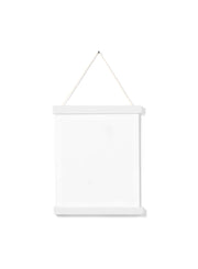 White Oak Poster Hanger, 8 in | 20 cm