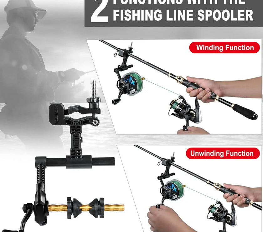 PLUSINNO FLS2 Fishing Line Spooler with Unwinding Function