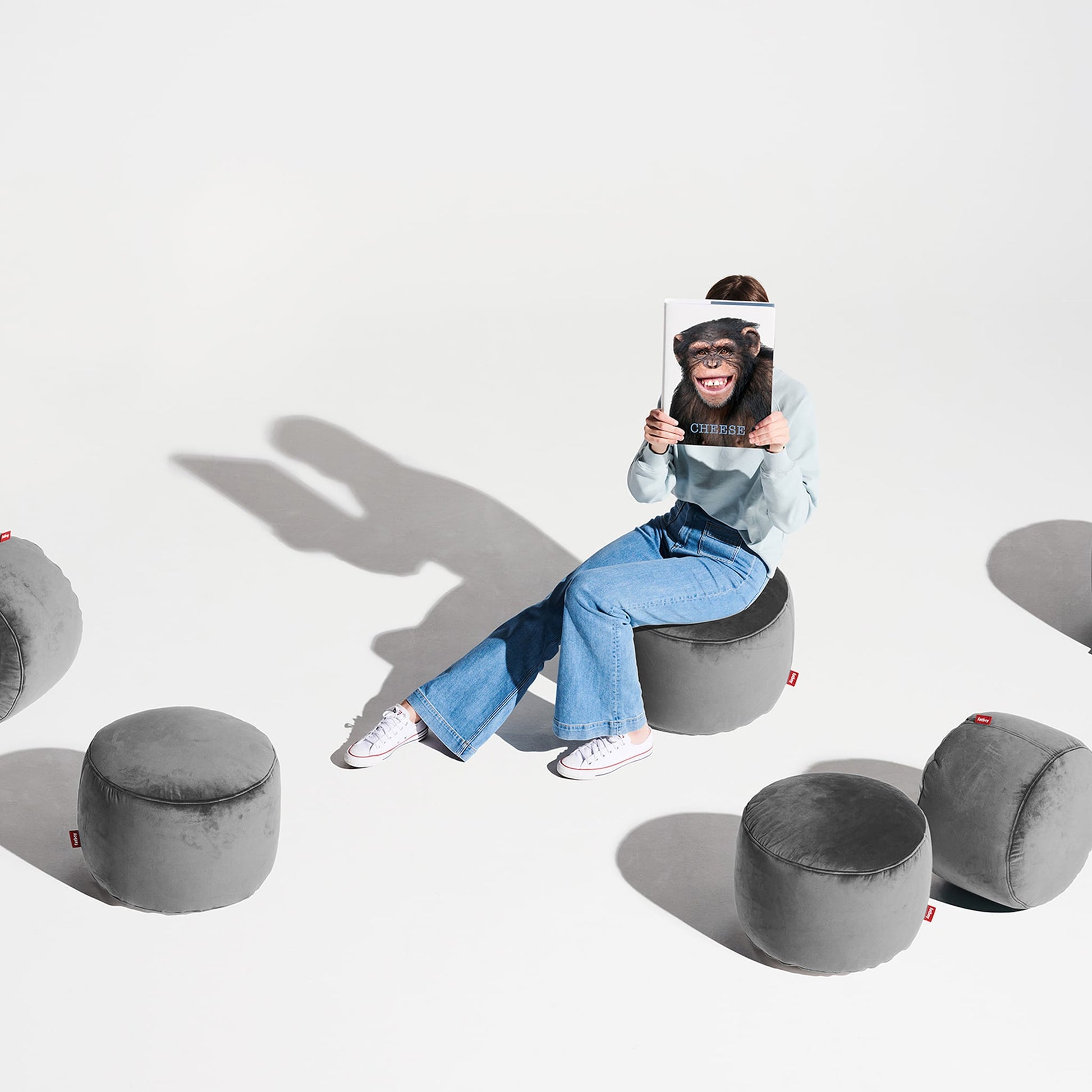 Point Velvet Ottoman & Footrest<br> Indoor Use Nüline Distribution Ottomans art-noise.myshopify.com point-velvet-ottoman-footrest-br-indoor-use