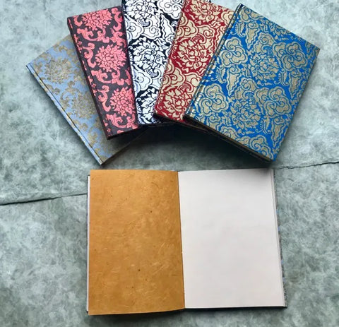 Tibetan Paper & Handicraft - "Pema" Notebook - Coloured Lokta Papers - Art Noise Tibetan Paper & Handicraft - "Pema" Notebook - Coloured Lokta Papers Tibetan Paper & Handicraft Notebooks art-noise.myshopify.com tibetan-paper-handicraft-pema-notebook-coloured-lokta-papers