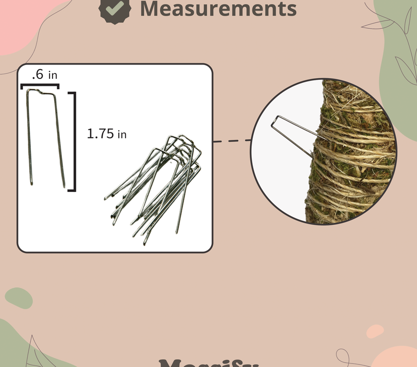 Floral Pins - Greening Pins - Moss Pole Pins
