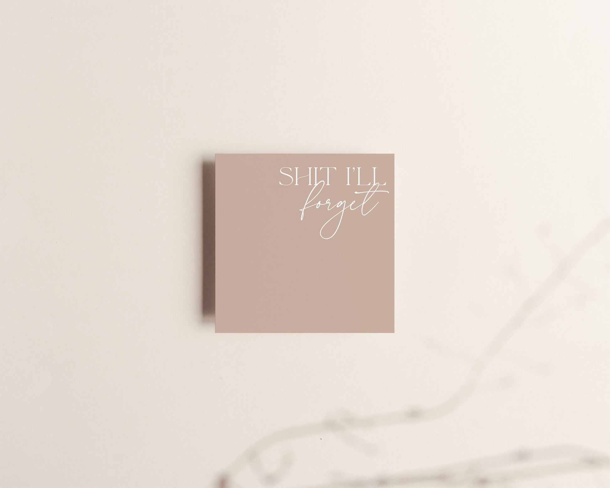 Shit I'll Forget Sticky Notes Creativien Paper Goods art-noise.myshopify.com shit-ill-forget-sticky-notes