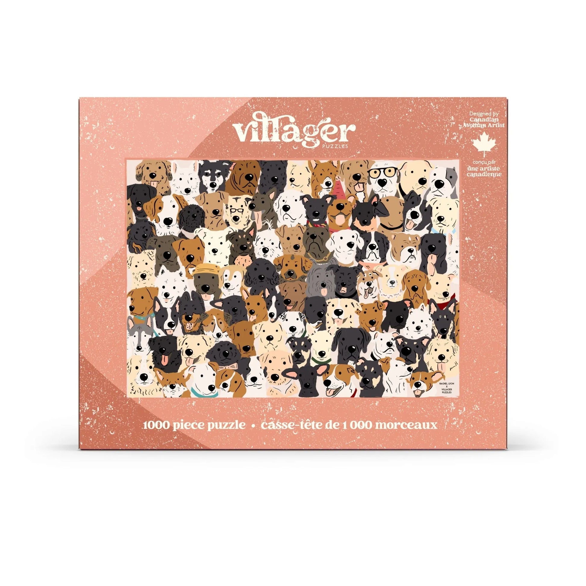  Rescue Dogs | 1000-Piece Puzzle for Adults | Designed in Canada by Rachel Lyon Villager Puzzles Puzzle art-noise.myshopify.com rescue-dogs-1000-piece-puzzle-for-adults-designed-in-canada-by-rachel-lyon