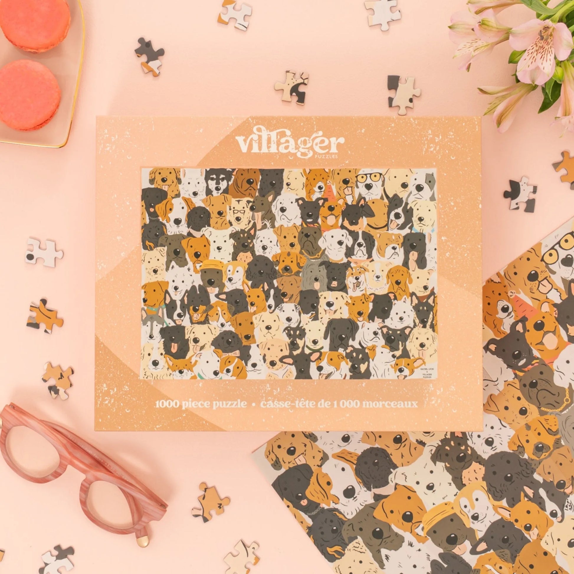  Rescue Dogs | 1000-Piece Puzzle for Adults | Designed in Canada by Rachel Lyon Villager Puzzles Puzzle art-noise.myshopify.com rescue-dogs-1000-piece-puzzle-for-adults-designed-in-canada-by-rachel-lyon